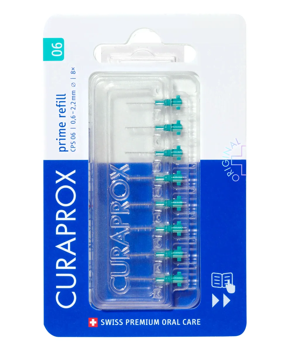 Курапрокс Ершик межзубный 0,6мм 8шт. Curaprox "prime"
