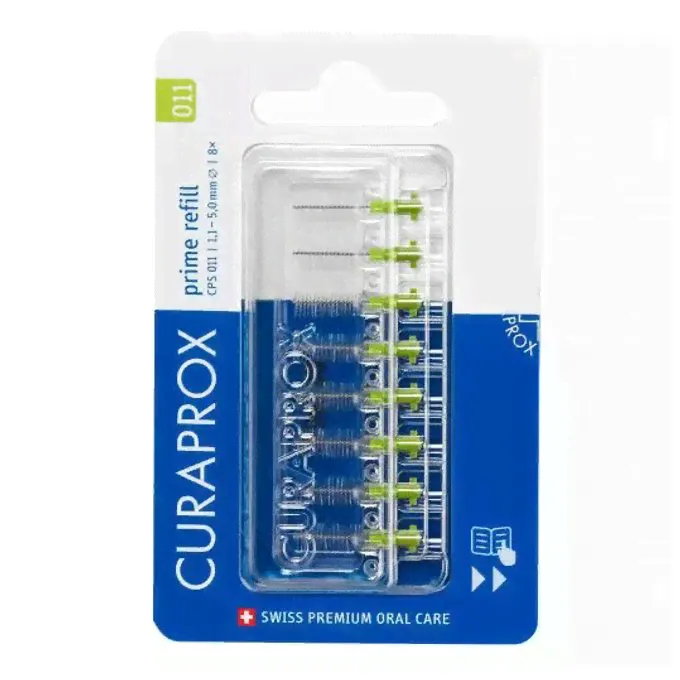Зубные ершики Curaprox CPS 011 Prime 1,1 мм 8 шт зеленые-0