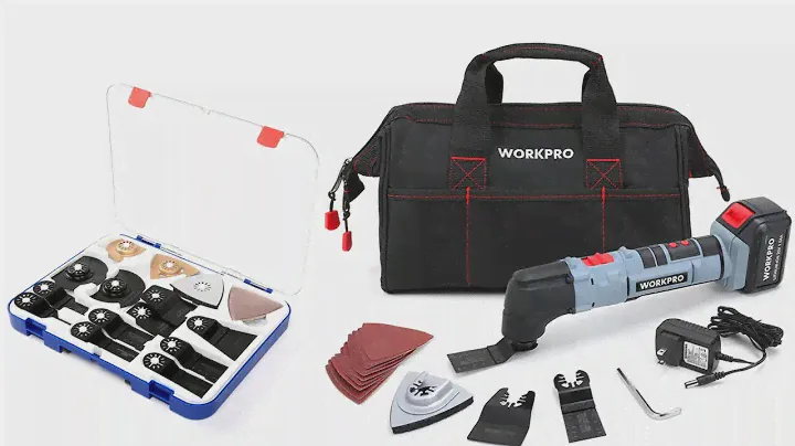 Аккумуляторный - WORKPRO - реноватор - триммер + дополнительный режущий - осциллирующий инструмент.