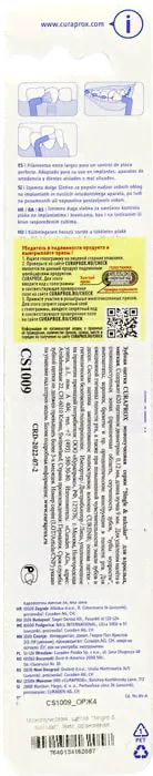 Зубная щетка монопучковая Curaprox Single&Sulcular 9мм-3