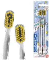 2 зубные щетки CURAPROX 5460 Ultrasoft Duo Hento Toto Edition 2022